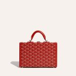 Goyard Grand Hôtel Trunk Bag Red - Image 2